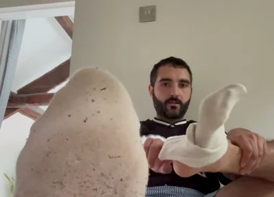 Sniffing My Overused Socks After the Gym!