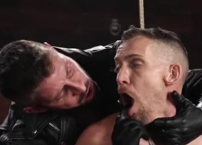 Leather master cock sucking