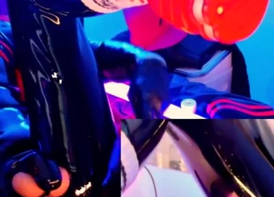 I Love the Black Full Body Latex Suit