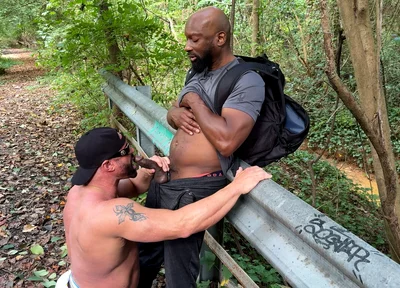 Big Black Hung Stud Fucks Young Asian Hole and White Muscle Jock Into Submission