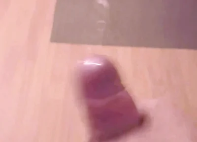 Stretching and Horny Cum