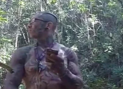 Handjob in the Waterfall Cumming with Soft Cock