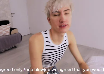 I Talked My Stepfather Into Going for a Walk, but He Fucked Me in Exchange.