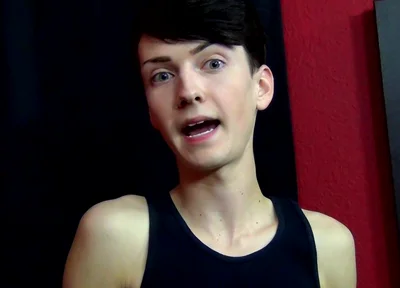 Slim Twink Benjamin on Set
