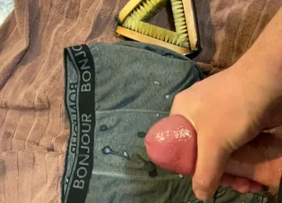 Cumming on Underwear