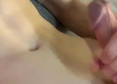 Just a College Student Jerking off on the Bed