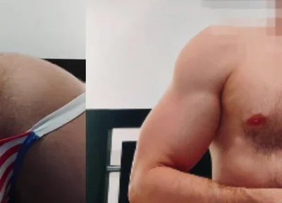 This Muscular Passive Is Open on His Legs Waiting for You...