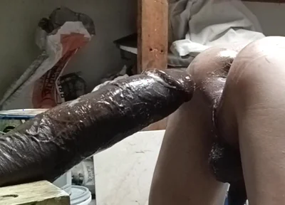 Always Against a Huge Dildo