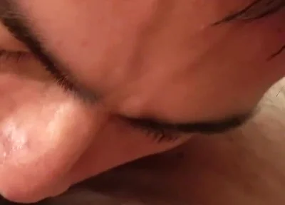 Making Deepthroat to a Sexy German Stepdaddy