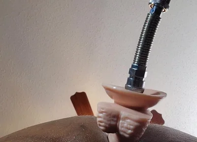 Sex Machine Fucks Me. Huge Dildo