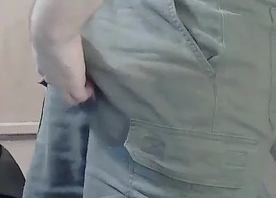 Hot Stud Goes Commando During Leg Day