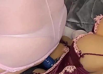 Single Angle Camera Pegging Daddy for the First Time