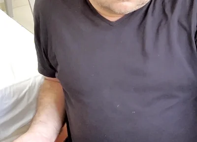 Playing with My Ultra Sensitive Cock as I Watch Next Door Neighbour, Hoping She Catches Me in the Act
