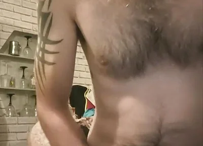 Wanking My Big Hard Dick and Smoking a Cigarette