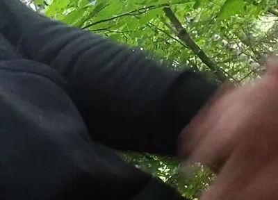 Cumshot at the Bus Stop