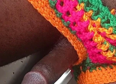 African Bisexuals Masturbating and Huge Cum