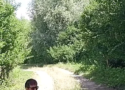 Risky Cock Jerking on an Abandoned Field / Risky Solo Outdoors