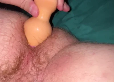 Playing with My Large Butt Plug in My Ass