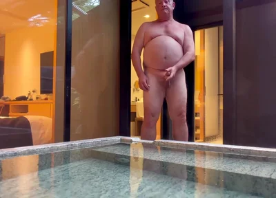 Some Fun in a Hot Tub in Fuji Japan