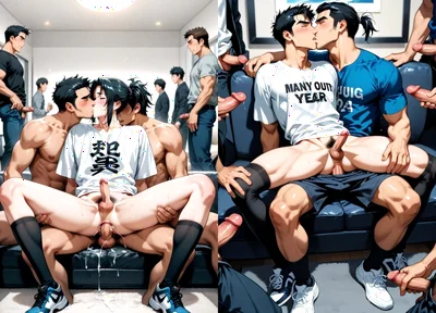 Outdoor Gay Group Fucking
