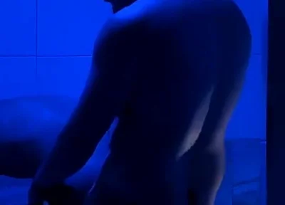 Muscle Bear Fucks Latino in Gay Sauna