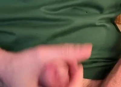 Edging My White Cock with Cum as Lube