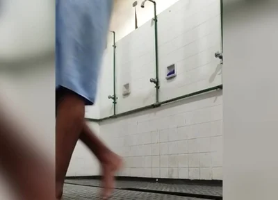 Taking a Shower at the Club