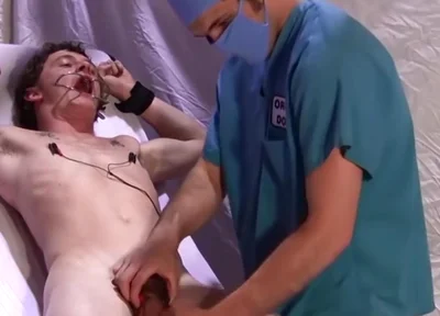 Takes Anal Play After Excruciating Nipple Shock