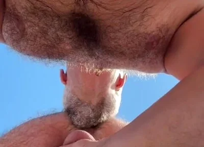 Hot Daddies Public Beach Fuck - They Stopped Traffic!