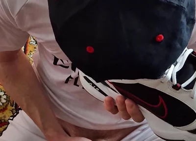 Licks Cum From Nike's Sneakers