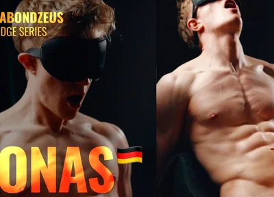 German Twink Blonde Jonas Edging
