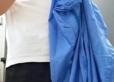 I Almost Got Caught Showing off Inside the Shower Room Where the Truck Drivers Bathe.