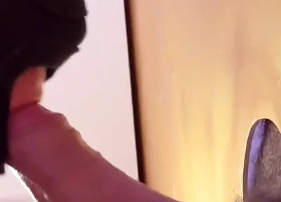Big Cock Squirt at Gloryhole in Face I Swallow