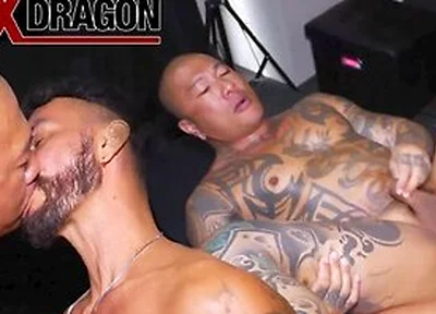 Kenjis Raging Cock Conquers Damian Dragons Ass With Total Control