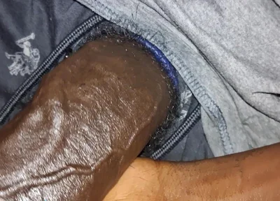 Juicy Oily Uncut BBC Stroking Slowly Close up