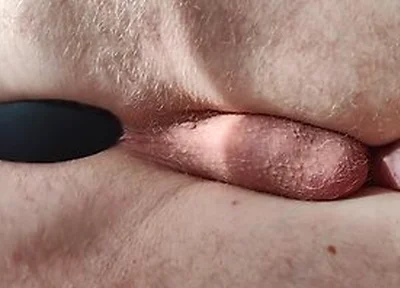 Anal Play With Silicone Butt Plug