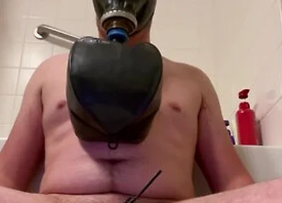 Latex Bitch Puppy Breathplay Cum