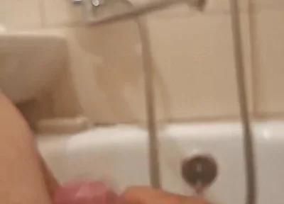 Masturbated in the Bathtub