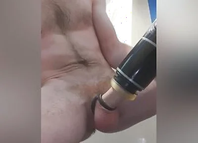 Fuck Matchine And Cock Ring Combo Fuck