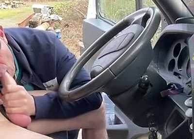 Rest Area Tease Hot Guy Gets Bold