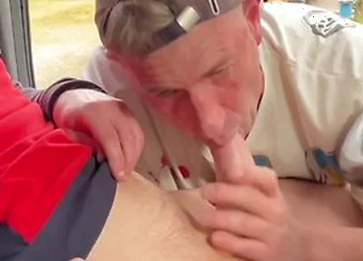 Inside A Truck At A Rest Area Spontaneous Gay Encounter