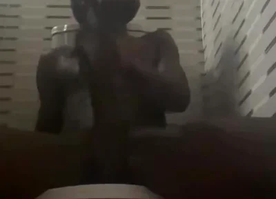 Short One in Toilet