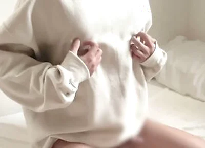 A Sweatshirt Boy Gets A Good Feeling From Early Morning Masturbation
