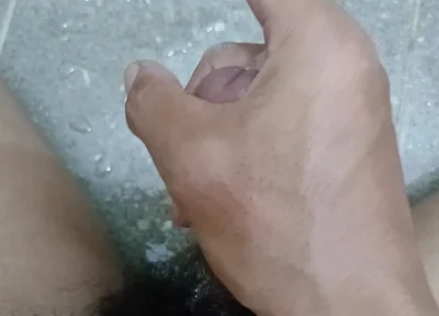 Asia Boy in Toilet