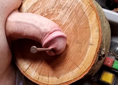 Cock on Big Nail