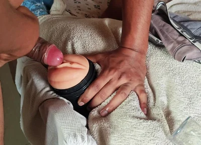 Boy Fucked the Sex Toy Extreme Way Put Whole Dick Inside