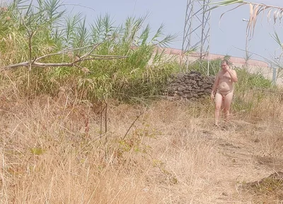 Nude Boy in Outdoor