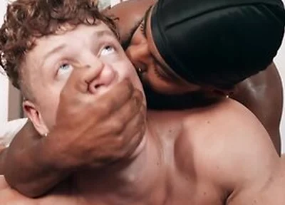 Bearded Stud Shadow Bites Felix Foxs Neck Before Putting Him On His Knees To Fuck His Face