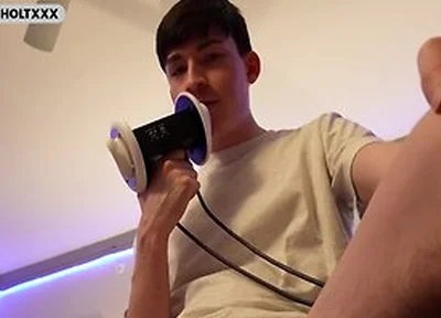 Asmr Ear Licking Showing Off Bulge Before Sliding Them Off