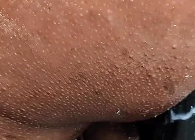 My ass, on the dildo close up